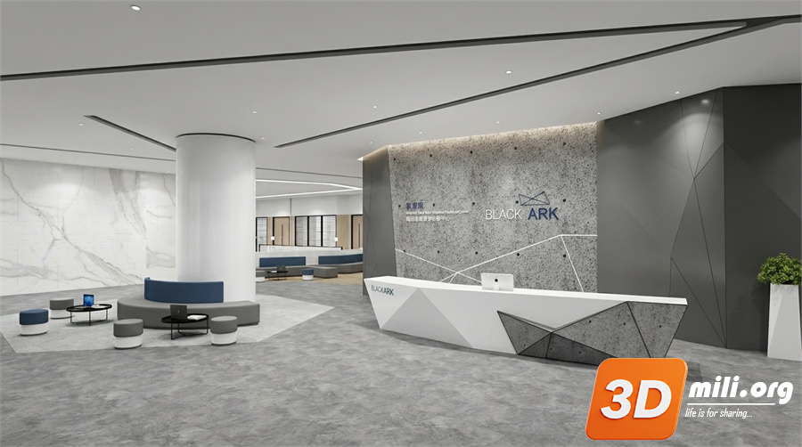 Lobby front desk Skp Files 